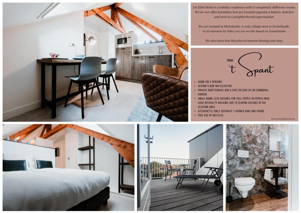 Hotel De Zilte Melis à Meliskerke Extérieur photo